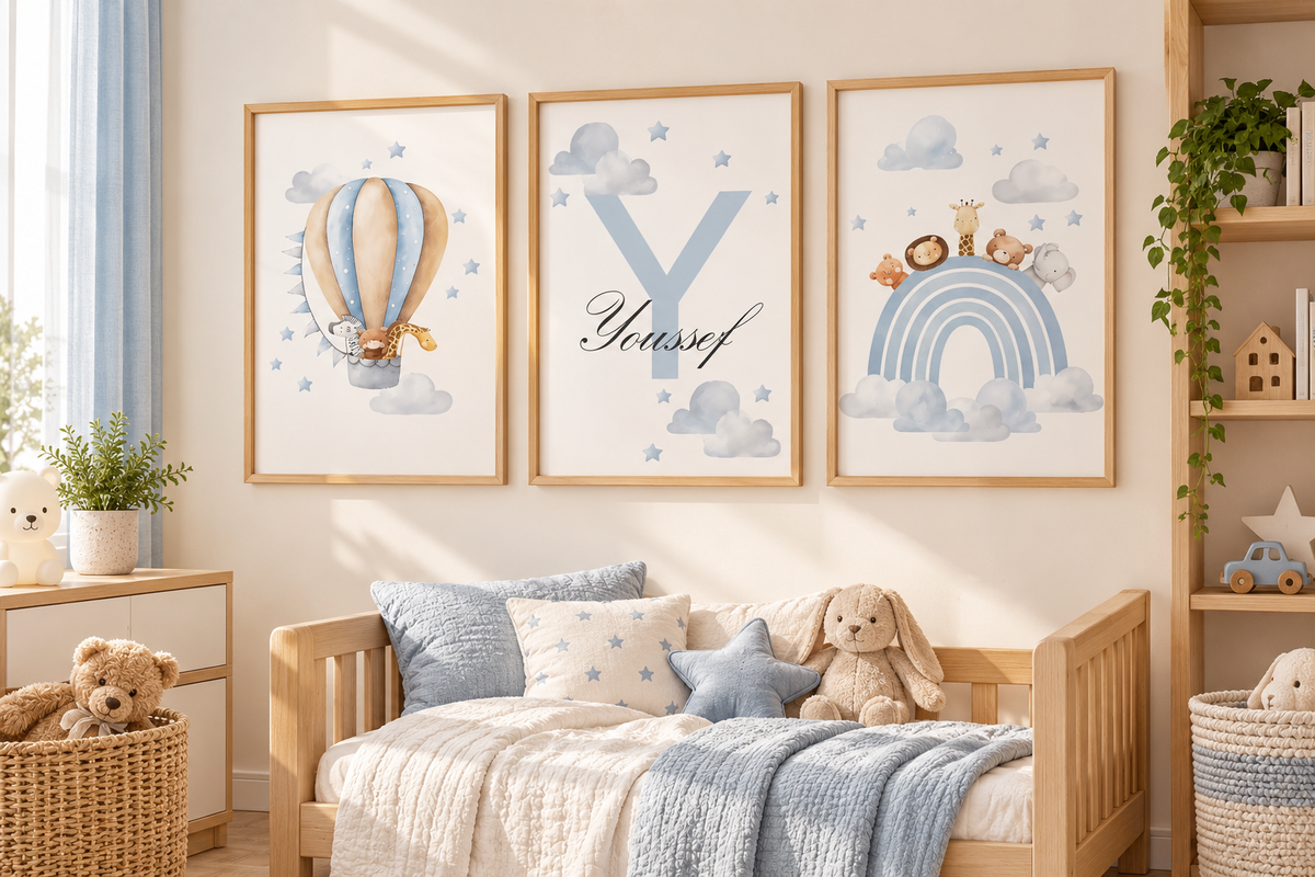 Little Dreamer - Custom Name Nursery Set