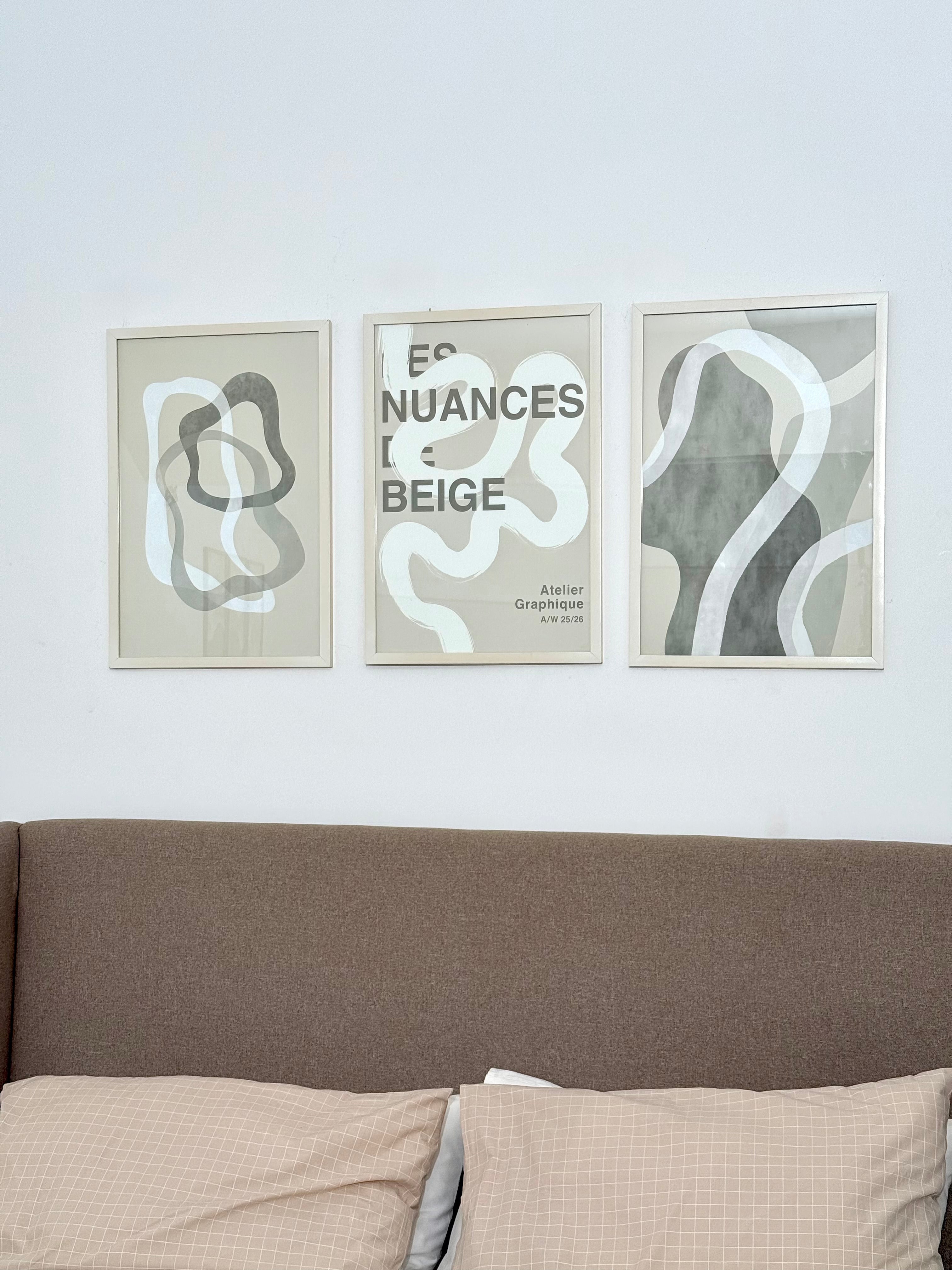 Abstract Beige Art