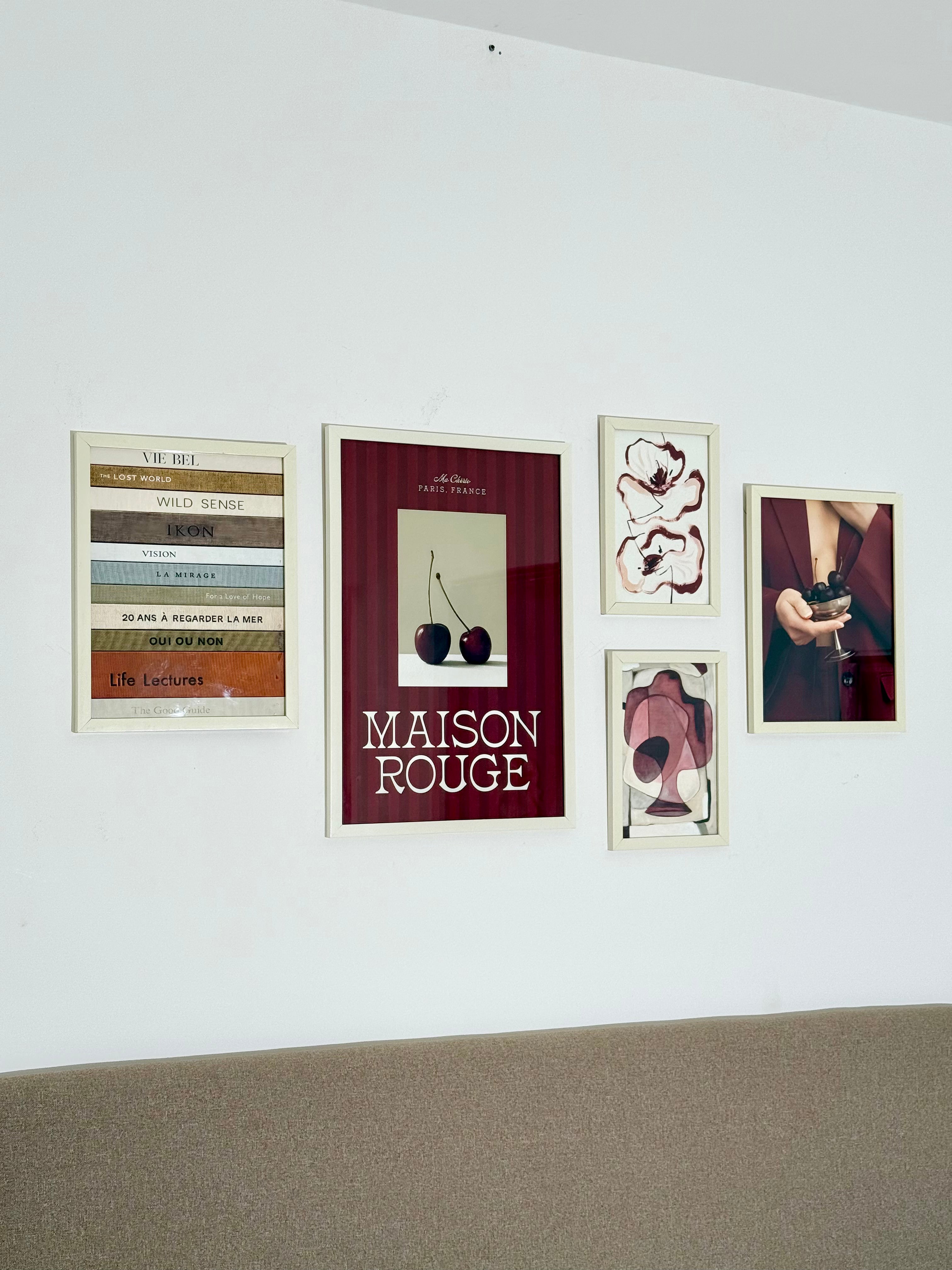 Maison Rouge Gallery Wall