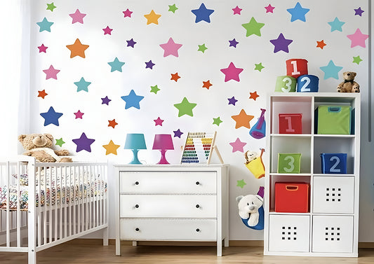 Stars Wall Stickers – Peel and Stick Kids Room Decor