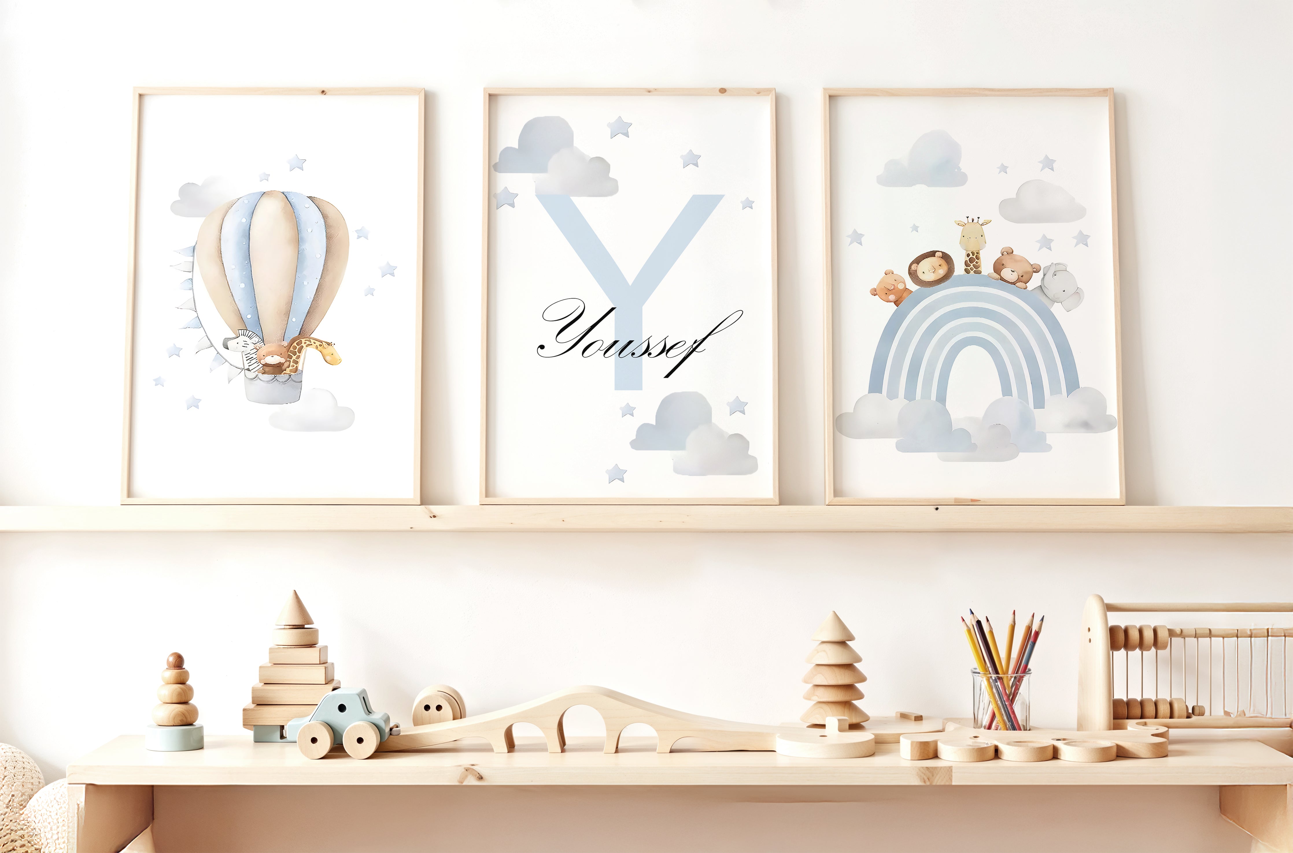 Little Dreamer - Custom Name Nursery Set
