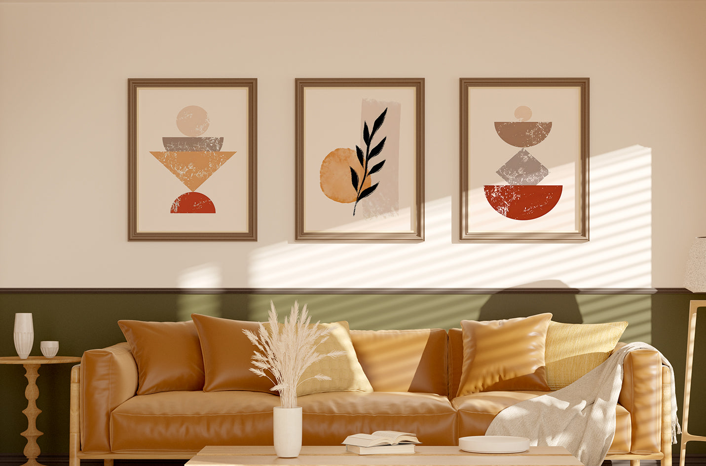 Desert Geometry – Minimalist Warm Tones