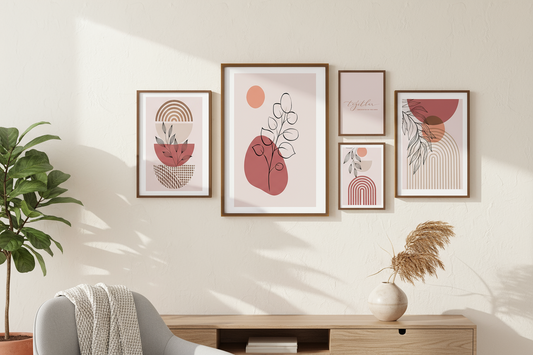 Scandi Boho Gallery Art